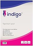 indigo® Premium Flipchart Pad - A1 Size, Perforated for Easy Tear-Off, Bleed-Through Resistant (40 Sheets) - Pack of 1