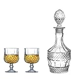 MUCSAH Whiskey Glass Set of 4 Crystal Old Fashioned 7.7Oz Glasses Men Drinkiscotch Bourbon Cocktail Liquor Vodka Malt Cognac Boyfriend Dad (Set of 2Cups)