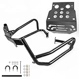 Highway Bars For CRF 250 For CRF300 Rally Engine Guard Bumper Skid Plate 2017-2024 Motorcycle Frame Crash Bar Fall Buffer Protector Bumper Crash Bar(Lower and skid plate)