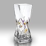 Nobile Glassware Bees & Blooms Twist Vase 20cm 2184-21
