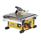 DeWalt DEWDCS7485T2 FlexVolt XR Table Saw with 2 x 6/2 A Li-Ion Battery, 54 V, Yellow