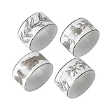 Wedgwood Winter White Napkin Rings Set of 4