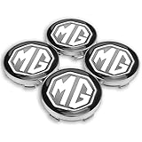 WSXCDE 4PCS Car Hub Centre Caps, for Morris Garages MG 350 3 5 6 7 ZS GS TF ZT GT MG 3, 60mm Car Wheel Centre Cover Badge Sticker Car Wheel Center Decoration Cover Waterproof