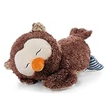 Nici Lying Soft Toy Owl Oscar 25 cm – Cuddly Toys for Girls, Boys & Babies – Fluffy Stuffed Animal to Cuddle, Play & Sleep With – Cosy Plush Animals
