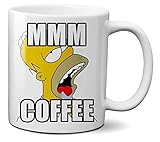 Mugtime (TM) - Simpsons Homer Coffee - Funny Tea Coffee Mug Cup Ceramic 330ml 11oz
