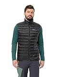 Jack Wolfskin Men's Pilvi Down Vest M, Black, XL