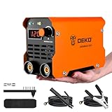 Mini Stick Welder：DEKO 120A 220V MMA ARC Welder for Home Repair, Metal Welding,DIY,Bicycle Repair,Portable Welding Machine with Adjustable Shoulder Strap for Welders