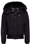 Superdry Men's A4-Padded Jacket, Black, XXXL