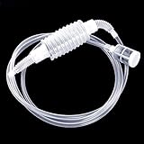 Brew Syphon Tube, 2m Home Brew Beer Siphon Filter, Syphon Pump Manual Soft Pipe Hose Wine Beer Brewing Making Equipment Reused (78.74in)