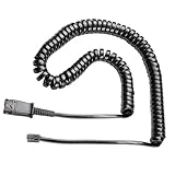 RJ9 Compatible Phone Headset Connection Cord for Headset to Avaya J100 Business Phone System