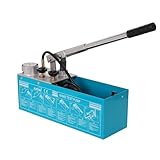 KATSU Pipeline Pressure Test Pump, Manual Hand Power Hydraulic 12L 0-50Bar Leakage Tester for Hot and Cold Water Pipe System Installation Inspection 318923