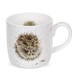 Bone China Wrendale by Royal Worcester Awakening Hedgehog Single Mug (Assorted models), 3 liters