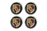Porsche New + Orig Taycan Wheel Cover Set (4 Piece) Black / 19''/ 20''/ 21'' Wheels, 9J1073002
