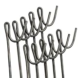 Suregreen Steel Fencing Pins | 1.2M Metal Garden Stakes | 10 Pack Road Pins for Contractors, Site Managers, Landscapers, Event Organisers, Builders | Garden Stakes for Gardeners, Farmers