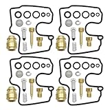 JUUDDENPARTS 4Pcs Motorbike Carburetor Rebuild Fixing Kit, Repair Kit, Rubber Carburetor Repair Tool Replacement for Yamaha YZF-R1 YZF R1 1998-2001