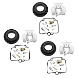 Carburetor Repair Kit Compatible for Triumph Trophy Daytona Adventurer Speed Triple Sprint Sport Tiger Trident 900 1200 750 600 650(4sets diaphragm)