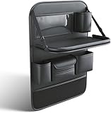 Car Seat Organiser for Dacia Duster III ab 6/2024 (oberer/hoher Boden) Waterproof Back Seat Organiser with Tablet Holder Foldable Durable Storage Bag for Travel