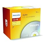 Philips Audio CDR-80 10pk Jewel Case