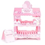 Pink Cupcake Stand Candy Cart Cake Holder Lollipop Display Stands For Birthday Barbecue Picnic Weddings Afternoon Tea Theme Party Decorations Sweet Shop House