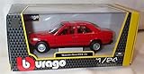 Burago Mercedes Benz 190 E 2.6 in Red 1987 Car 1:24 scale diecast model