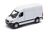 PETERKIN | White Mercedes Benz Sprinter Toy Vehicle | Diecast Pull Back & Go Van | Diecast Vehicles | Ages 3+