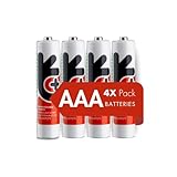 Uniross AAA Rechargeable Batteries 1000 Series (min 900 mAh) NiMH 4 Pack. Pre-charged/Stay Charged. High Capacity.