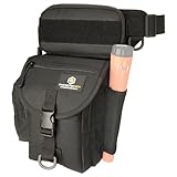 ProtectorTech HD Drop Pouch for Metal Detector Finds Bag with pinpointer holster - Metal Detecting Accessories