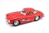 Bburago 15622023 - Bijoux 1:24 Mercedes Benz 300 SL (1954) - assorted.