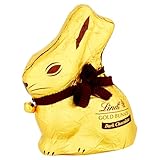 Lindt Gold Bunny Dark Chocolate Large, 200g - Easter Gift, Easter Egg Hunt - The Iconic Lindt Gold Bunny, Made of The Lindt Chocolate, Wrapped in Gold Foil