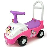 Kiddieland: Foldable Handle Ride-On - Minnie - Disney Foot to Floor Vehicle, Interactive Dashboard & Sounds, Toy Phone, Toddlers & Kids 18-36mo