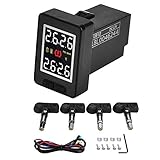 Tire Pressure Sensor,Car Tire Pressure Monitor System TPMS with 4 Internal Sensors