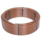HydroSure PC Anti-Siphon Drip Line - 14mm x 50m (30cm spacing 2.1L/h) - Brown
