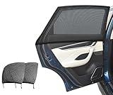 (2-Pack) Car window shades for baby compatible for Lan Rove Range Rover P38 4x4 1995-2002 Rear Windows. Mesh Material for Car Sun Protection Shields Passengers, Babies, Children and Pets