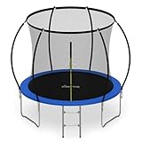 GALACTICA Trampoline 6FT with Safety Net & Ladder, Enclosure, Toddler Trampoline for 3+, Kids, Outdoor, Waterproof, Easy Assembly
