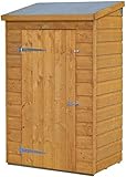 Mini Wooden Store Small Outside Storage Unit with Shiplap Cladding