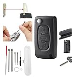 3 Buttons CE0523 Key Fob with Pin Removal Tools For Peugeot Partner Expert 207 307 407 308 3008 5008 4007 Key Fob For Citroen Berlingo Dipatch C1 C3 C4 Key Fob VA2 Blade