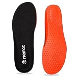 riemot Memory Foam Insoles for Men and Women,Replacement Shoe Inserts for Sports Shoes,Trainers,Sneakers,Work Boots and Walking Shoes,Comfort, F-Black UK 5.5 / EU 38.5