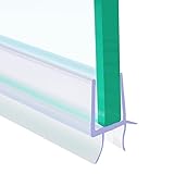 Shower Screen Door Seal for 8-10mm Glass Up to 12mm Gap | 1m Length