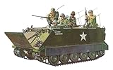 Tamiya TM35040 M113 US APC 1/35 Army Military Land Vehicle Model Building Kits, Brown