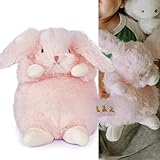 BUNNIES BY THE BAY Pink Bunny from Wee Friends Petal | Little Pink Bunny Teddy | Super Soft Fur | 18cm Tall | Baby Soft Toy | the Perfect First Baby Plush Gift
