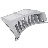 SPARES2GO Hinged Lint Screen/Fluff Filter for Crusader CT50V, CT51V Tumble Dryers (Grey)