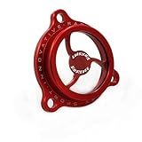 crazy sport Engine Oil Filter Clear Cover Cap Fits For SUZUKI DRZ 400 400E 400SM DRZ400E DRZ400S DRZ400SM 00-25 LT-Z LTZ 400 400Z 03-13 LT-R LTR 450 450Z 06-09 For Kawas KFX400 03-06 (Red)