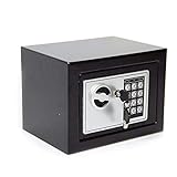 CDC⑧ 6.6L DIGITAL STEEL SAFE ELECTRONIC SECURITY HOME OFFICE MONEY CASH SAFETY BOX 2 KEYS