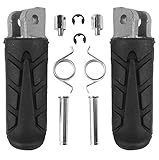 Motorcycle black Foot Peg Front Footrest for Honda CB 1300 CBR 1100 CB 1100 XL 1000 VTR 1000 CBR 1000 CB 1000 VFR 800 Fi-Y 00 CB 750 NTV 650 NT 650 NTV 600 CBR 600 CB 600 CBR 500 CB 400 VTR 250 XL 125