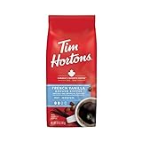 Tim Horton's 100% Arabica Medium Roast, French Vanilla, Ground Coffee, 12 Ounce