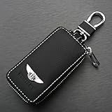 ZYWQSB66 Car Keyring Accessories for Bentley Mulsanne Bentayga Flying Spur Continental Arnage, Car Fob Protector Car Key Holder Car Key Fob Case Metal Hook for Men Women,C