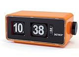 Denver Flip Desk Clock - Flip Clock Retro Alarm - Perfect for Retro Decor - FM Radio Alarm - Rock To Snooze Function - CR-425