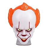 Pennywise Mask Light - Officially Licensed IT Mood Lamp, Wall Mounted or Free Standing, Spooky Halloween Decor, Gift for Horror Film Fans, USB Cable Included - 18cm | Paladone
