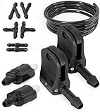 Click&Fit Windscreen Washer Nozzles for Wiper Arm compatible with Trucks-Vans Ford Transit, Mercedes Sprinter, VW Crafter Fiat Ducato Volvo FH DAF Scania Iveco – Screen wash jets, 3-way, Extension set