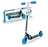 Ozbozz NEBULUS SCOOTER - Black and Blue - Chrome Finish